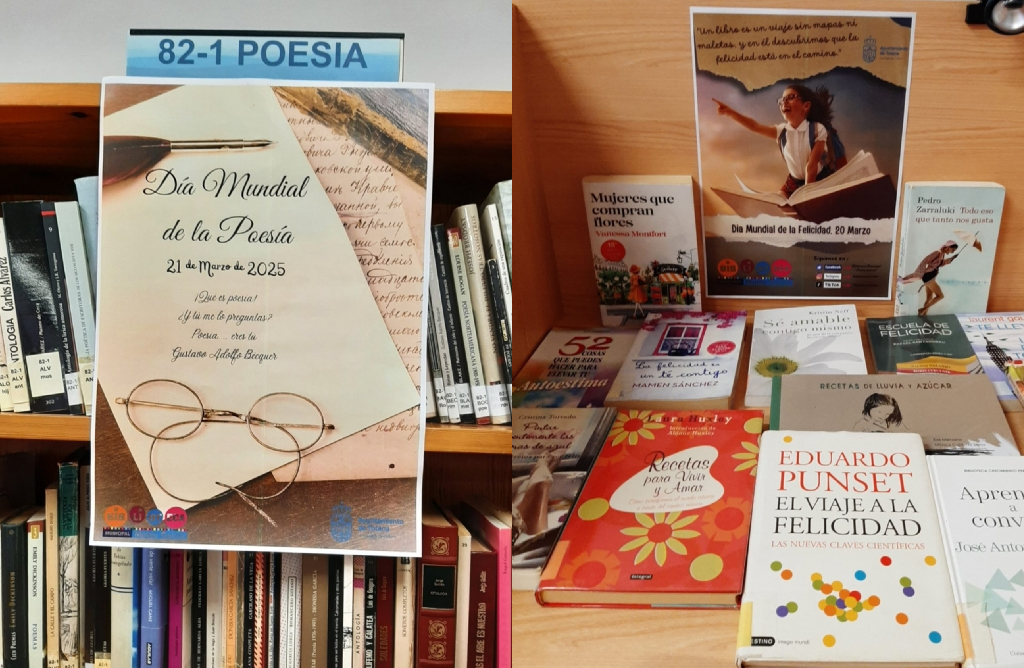 La Biblioteca Municipal celebra el Día Internacional de la Felicidad y el Día Mundial de la Poesía